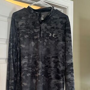 Under Armour Charcoal and Black Patterned Jacket